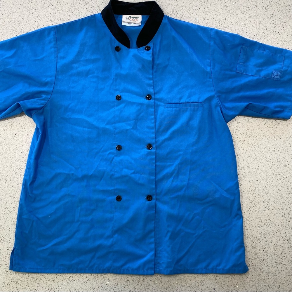 Happy Chef Women Chef Uniform Top Style # 305 Size L